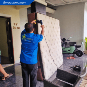Ilustrasi Jasa Vacuum Kasur dengan Teknologi UV dan HEPA